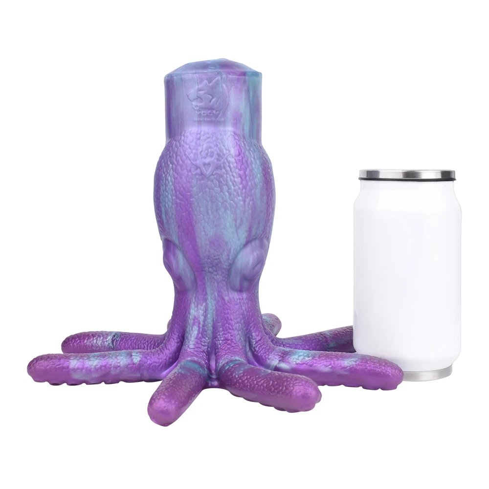 Vacuum Inflatable Pump Aircraft Cup Fantasy Octopus Soft Vaginal Silicone
