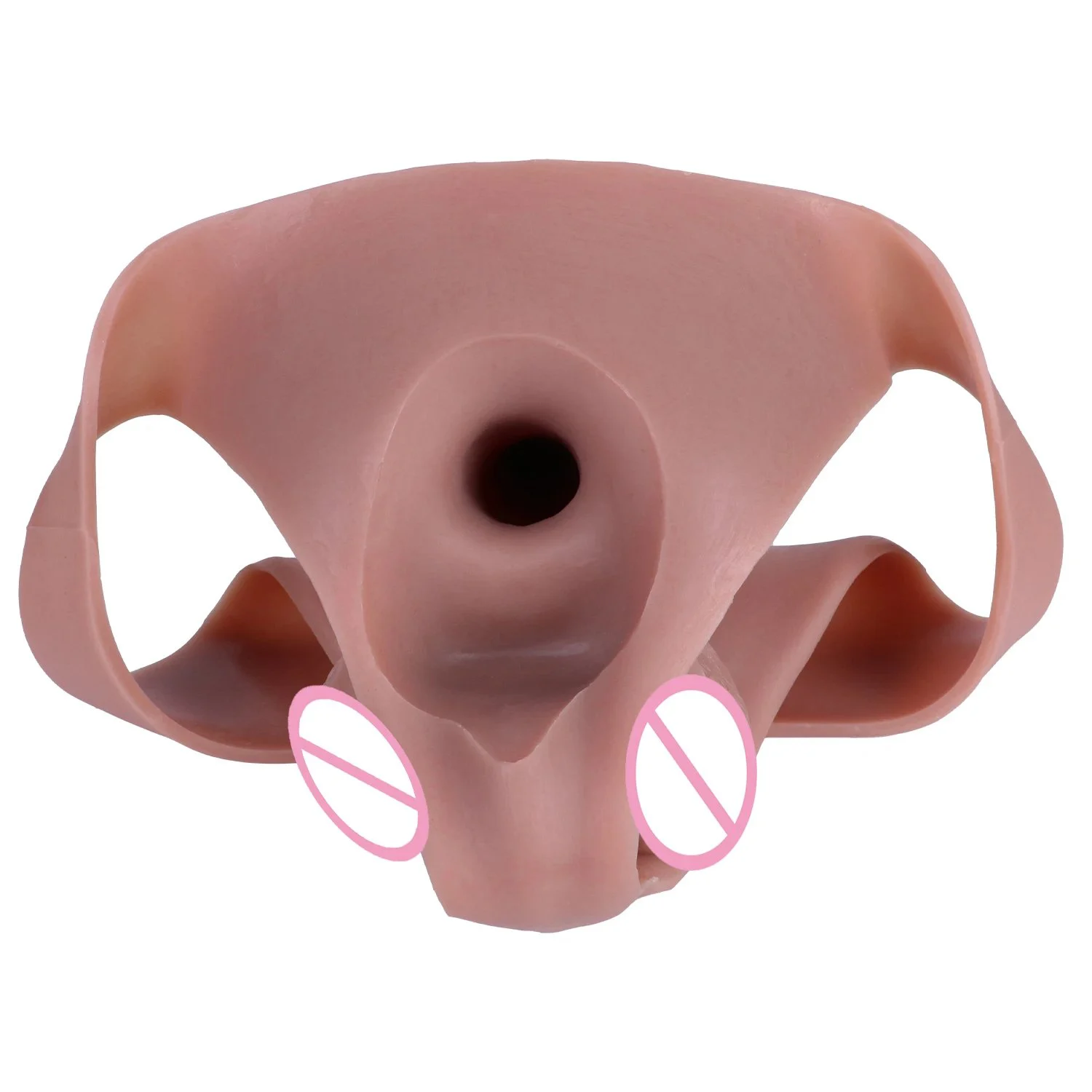 Long Hollow Realistic Dildo Underwear Penis Pants Silicone Pants Strapon Dildo Panties Real Male Dick Sex Toys for Women Men