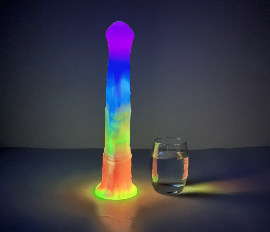 Luminous Soft Rubber Sex Toys Realistic Horse Huge Adult Dildos