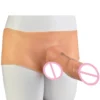 Realistic Penis Form Strap-on Liquid Silicone Penis Pants Ultra Realistic Penis Pants Sex Toys for Women Toys
