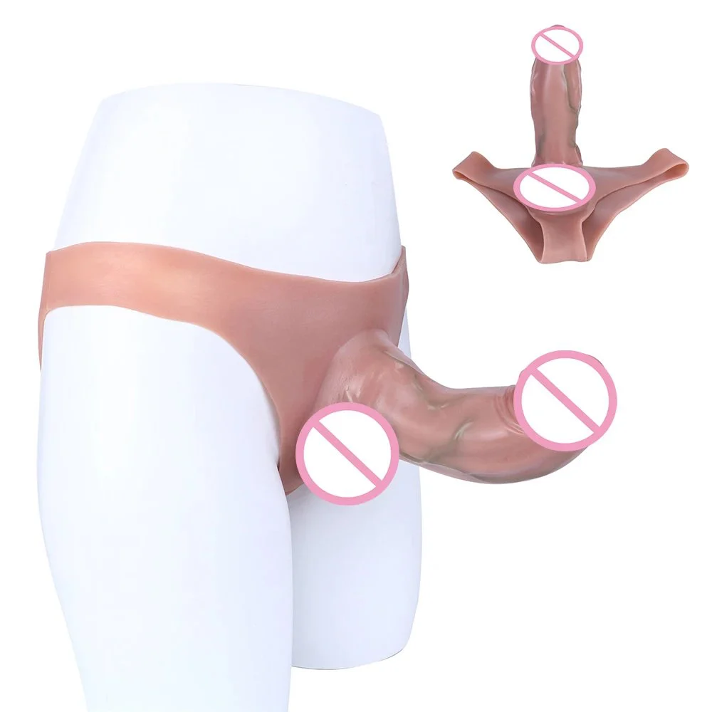 Silicone Realistic Penis Hollow Dildo Strap on Sex Dildos Pants for Man Lesbian Wearable Adult Vagina Masturbation Sex Toy