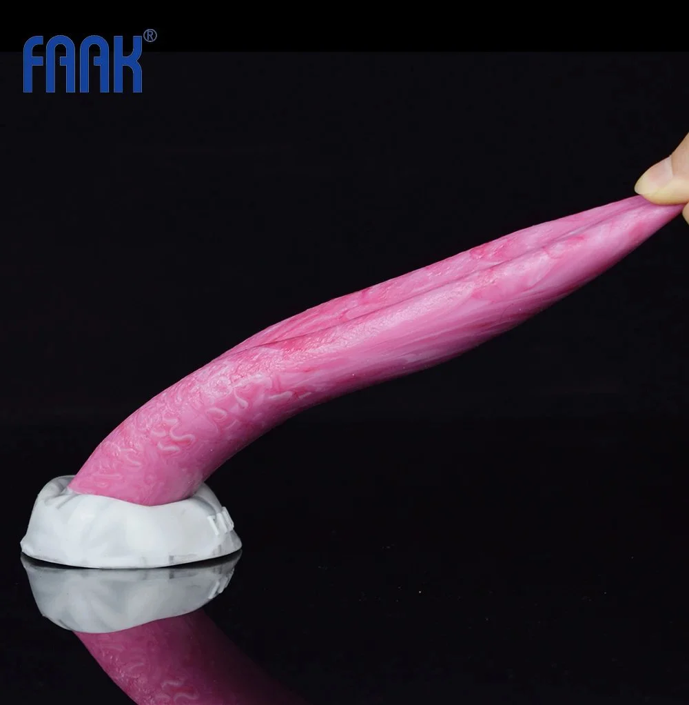 New Color Tongue Shaped Dildo Anal Plug for Men Sex Adult Women Realistic Penis Strapon Dildos Sex Toys