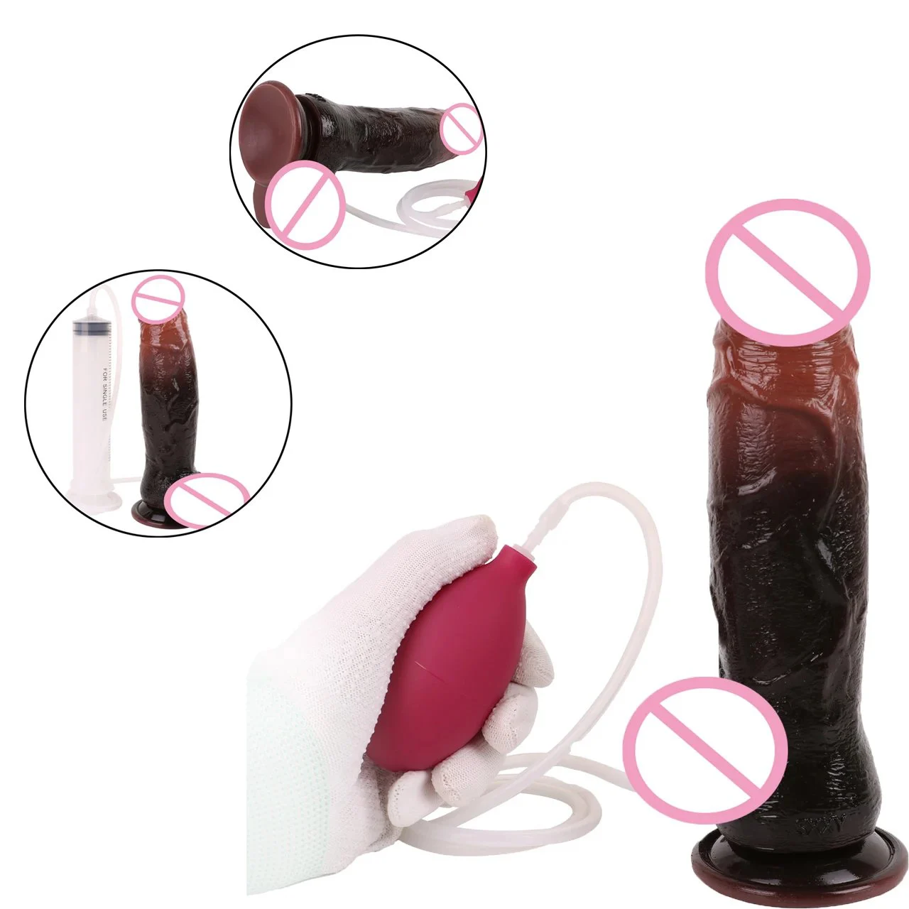 New Color Squirting Dildos for Women Sex Toys for 18+ Adult Butt Plug