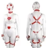 Restraint Suit Made of Soft PU Leather, Designed for Couples' BDSM Bondage Roleplay and Sensual Toys