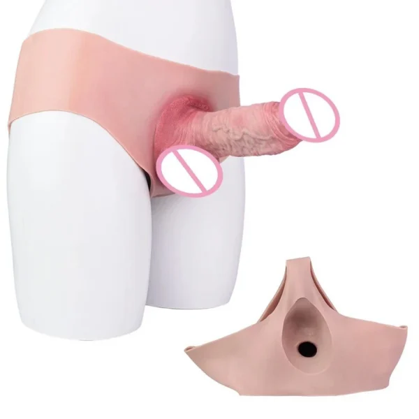 Hollow Penis Extender for Men Silicone Penis Sleeve Effectively Lengthens Penis Size and Enhances Sensation