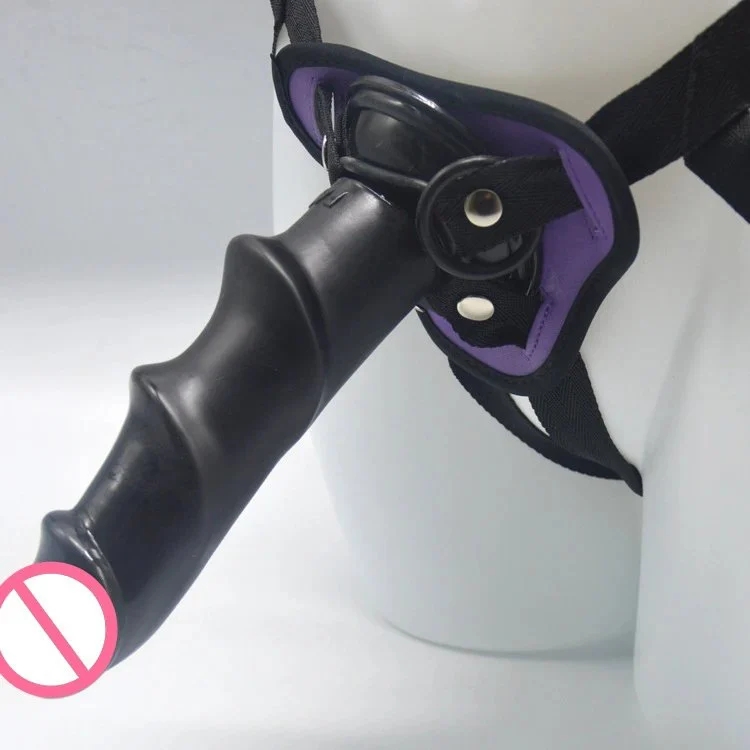 Lesbian Sex Toy Plastic Dildo with Pants Dildo Pants Penis with Belt Dildo Harness for Women