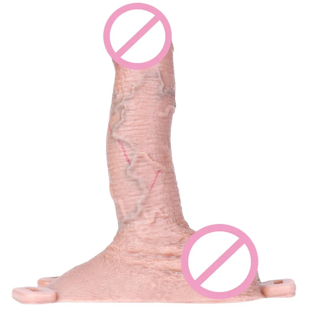 High-Realism Wearable Silicone Dildo with Strap, Life-Like Penis Extender for Men and Women