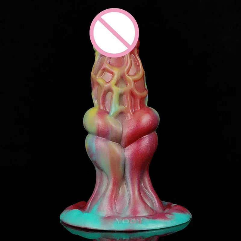 Martian Dildo Dildo Male and Female with Alien Suckers Anal Plug Erotic Masturbator