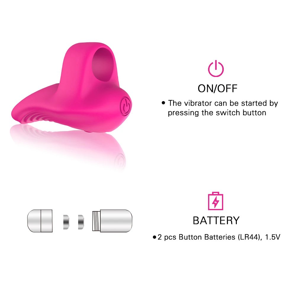 Women's Bullet Adult Sleeve Finger Vibrator Toy Premium Vibrators Product Category
