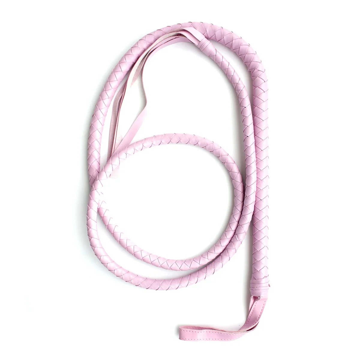 Snake Whip Sex Toys Black and Red Leather Braided Whip Couple Adult Sex Props 1.9m Long Snake Whip Sexy Toys