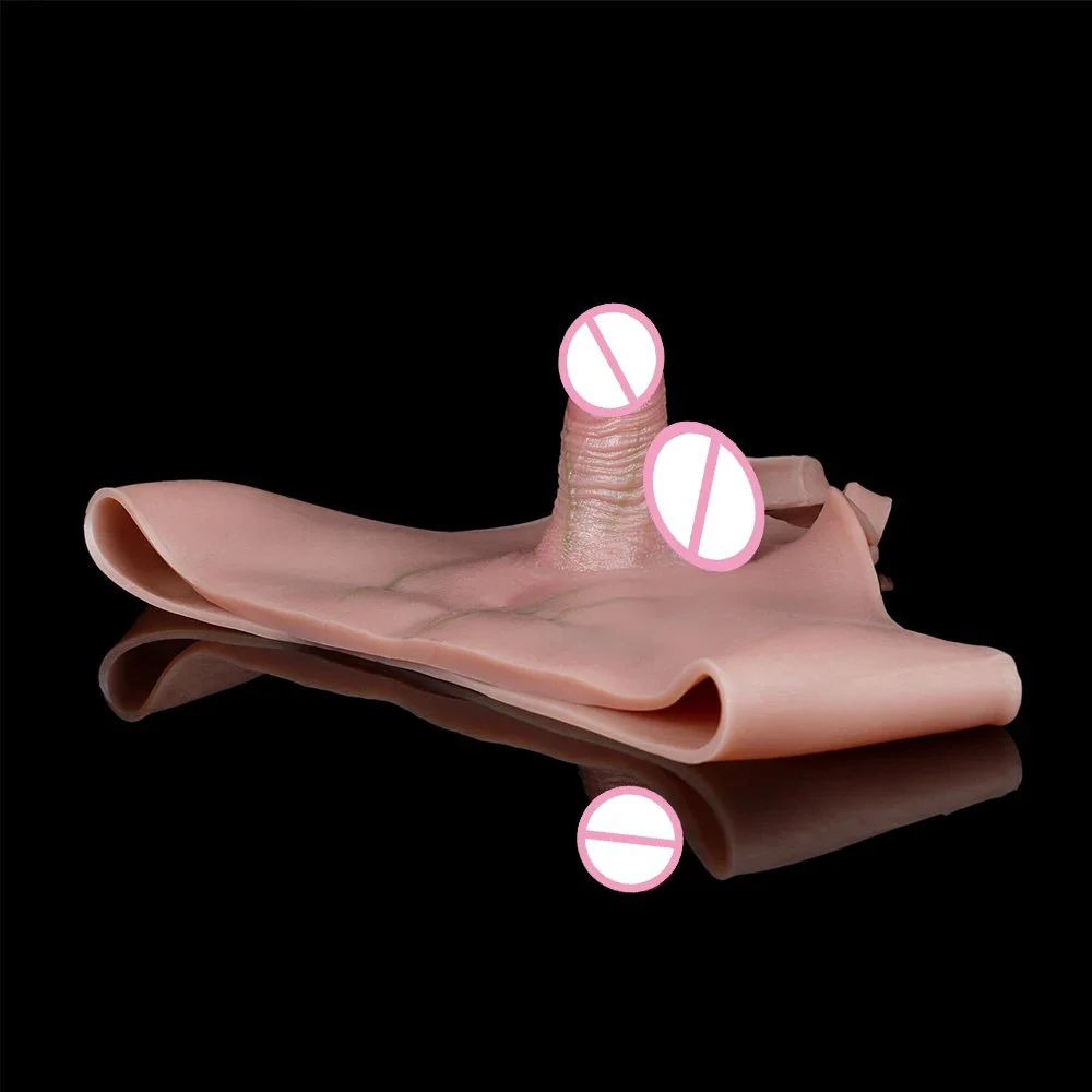 Faux Harness with Silicone Packer Gender Expression Costume for 18+