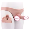 Soft Strapon Dildo Panties Realistic Hollow Dildo for Men Gay Adult Sex Toys for Lesbian Women Penis Pants Adult Masturbation