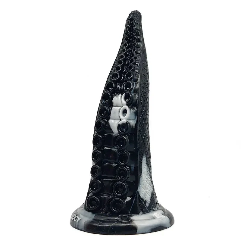 New Design Monster Octopus Tentacles Multicoloured Penis Sexual Male Female Suction Cup Dildo Silicone Rubber With Lesbian