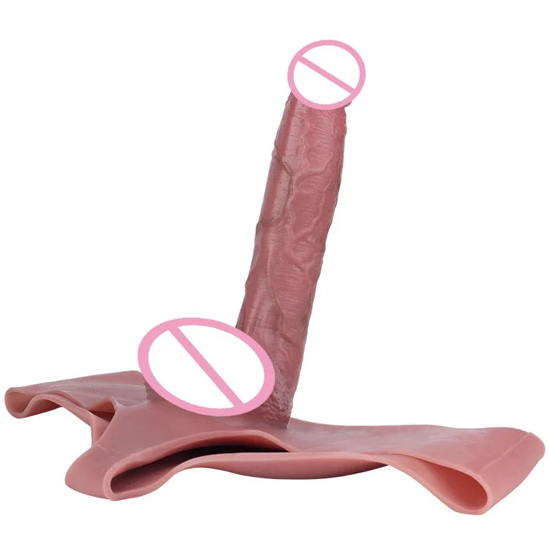 10 Inch Silicone Realistic Male Hollow Strap-on Harness Dildo Penis Cock Extension,strap on Penis Sleeve Adult Sex Toy for Women