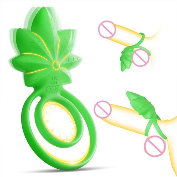 Unique Design Starfish Waterproof 10-Frequency Vibration Double Ring Masturbator Not Easy Slit for Men
