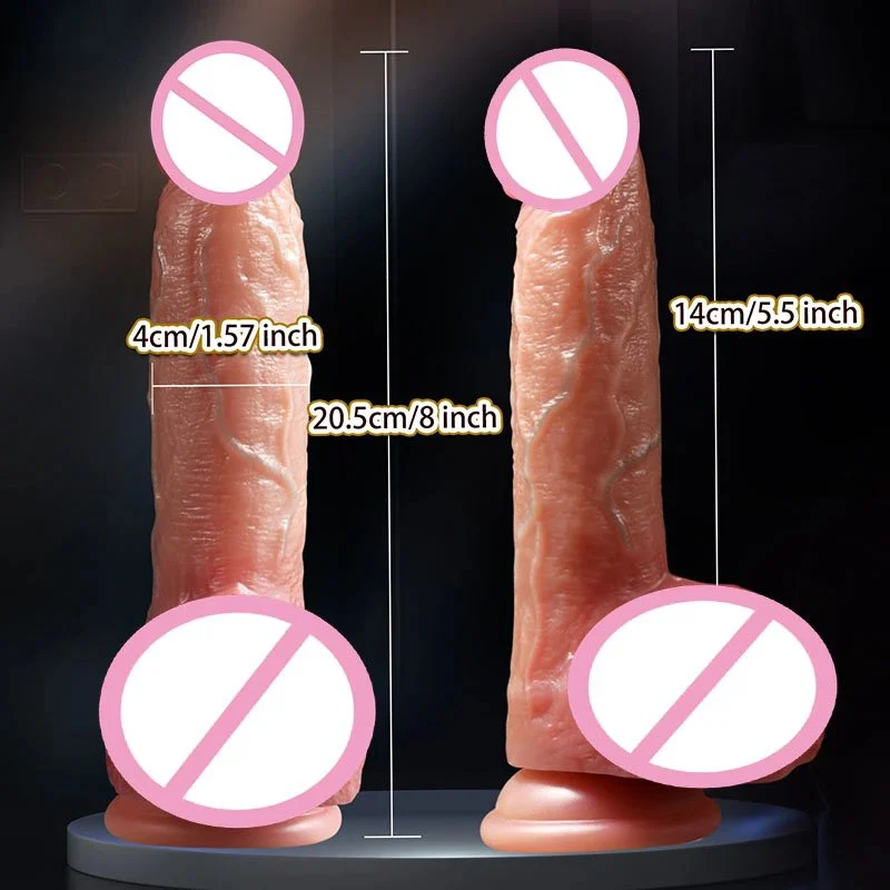 Spray Water Sliding Foreskin Dildo Ejaculating Penis Realistic Soft Silicone Squirting Dildo Sex Toys for Women with Suction Cup