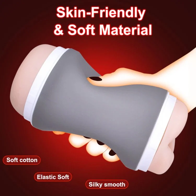 2 in 1 Male Masturbation Manual High Quality Silicone Men Penis Massage