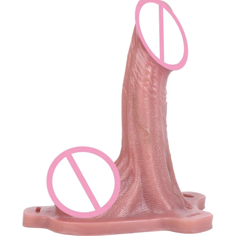 Adult Men Strap-On Penis Sleeve Realistic Hollow Dildo Wearable Dick Extender Harness Belt Sex Toy for Men