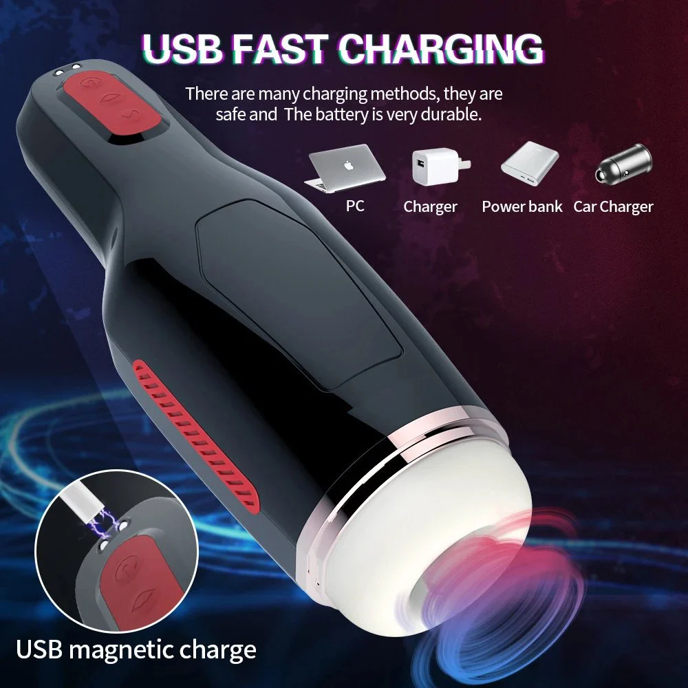 10 Frequency Automatic Male Masturbator Vibrating Sucking Masturbation Cup Sex Toys for Men