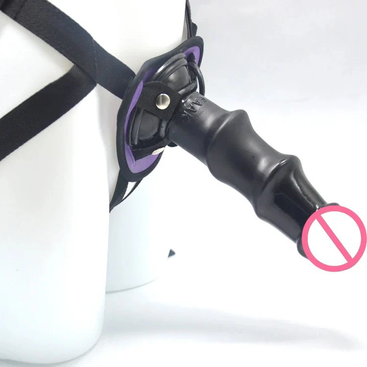 Lesbian Sex Toy Plastic Dildo with Pants Dildo Pants Penis with Belt Dildo Harness for Women
