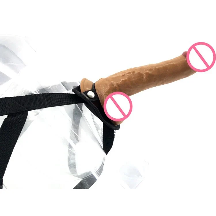 23.5cm Lesbian Sex Toy Dildo with Belt Strap on Dildo Ladies Dress Artificial Penis with Belt Strapon Dildo for Lesbian