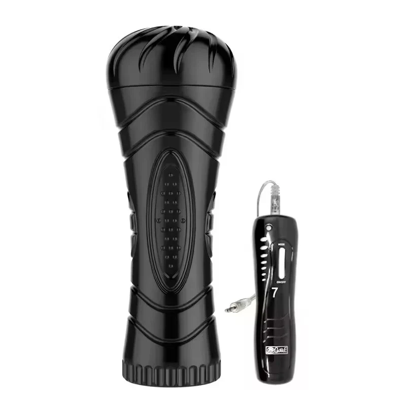 7-frequency Hercules cup airplane cup male masturbation device soft rubber vibration foreign trade adult erotic sex