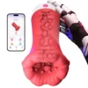 9 Modes APP Control Big Mouth Penis Trainer Device Deep Throat Masturbator Cup Oral Sex Toys for Men