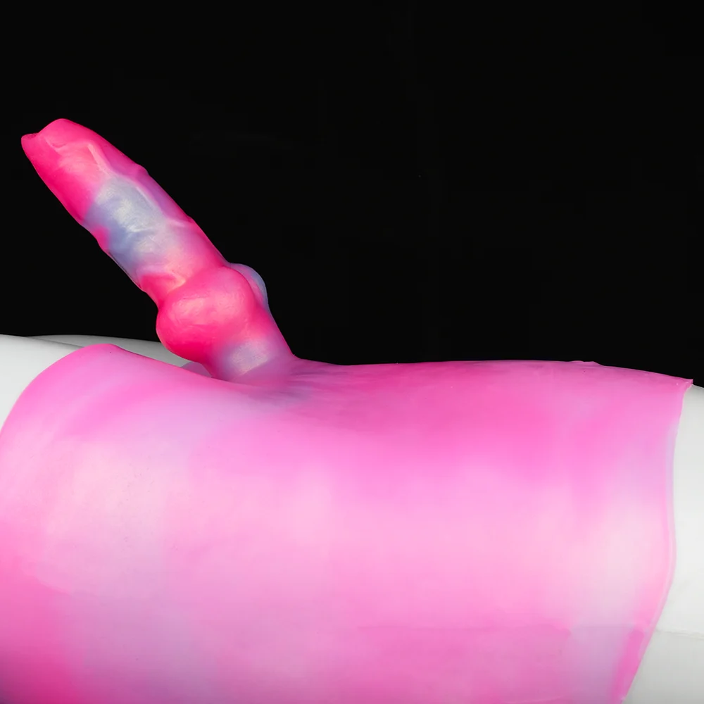 New Product Net Weight 1114g Big Dog Dick Solid Model Silicone Leather Trousers Wearable Adult Sex Toys Lesbian Products