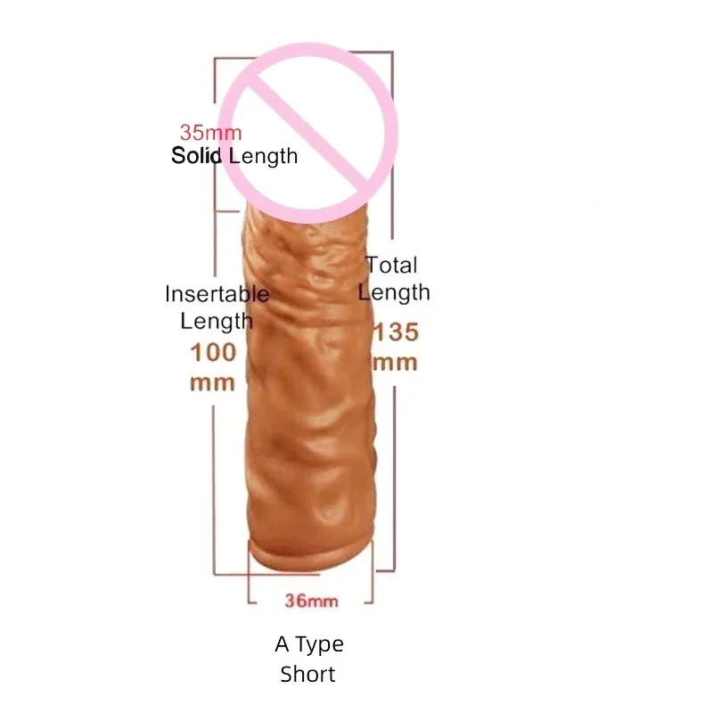 Long Term Delayed Penile Erection Enlargement Reusable Latex Condoms Vibrator with Multi-Speed Vibration Sex Toys