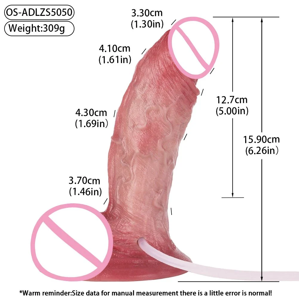 Silicone Suction Cup Penis Realistic Dildo with Squirting Dildos Designed for Adult Women