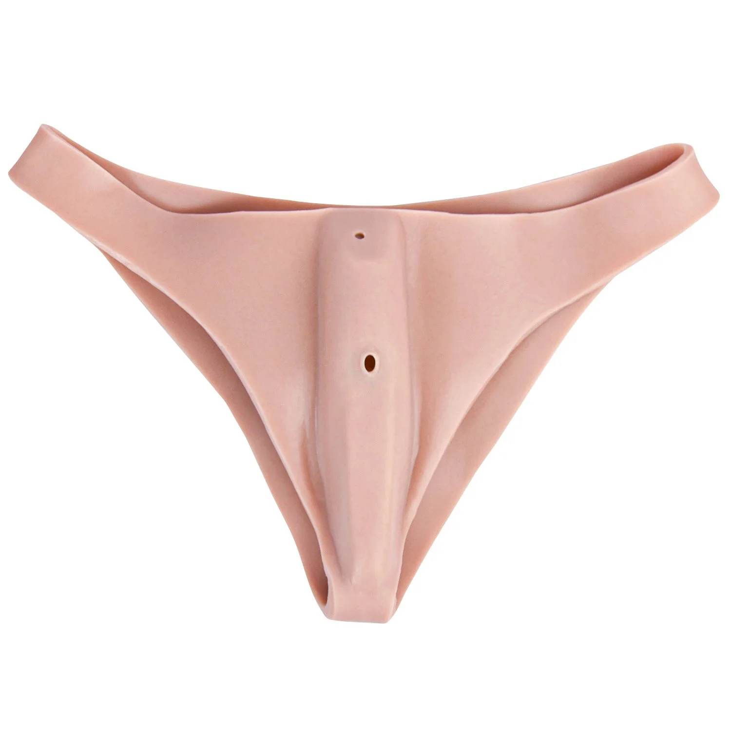 Silicone Men's Hiding Gaff Cross-Dressing Underwear Wearable Penetratable Vagina Panty Thongs Men's Briefs Sex Toys Sissy