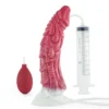 Squirting Dragon Dildo With Suction Cup 8.47inch Curve Ejaculating Animal Penis Anal Plug Sex Toys for Man Women