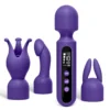 10 Frequency LED Display AV Massage Vibrator Replaceable Silicone Heads Adult Sex Toys for Women