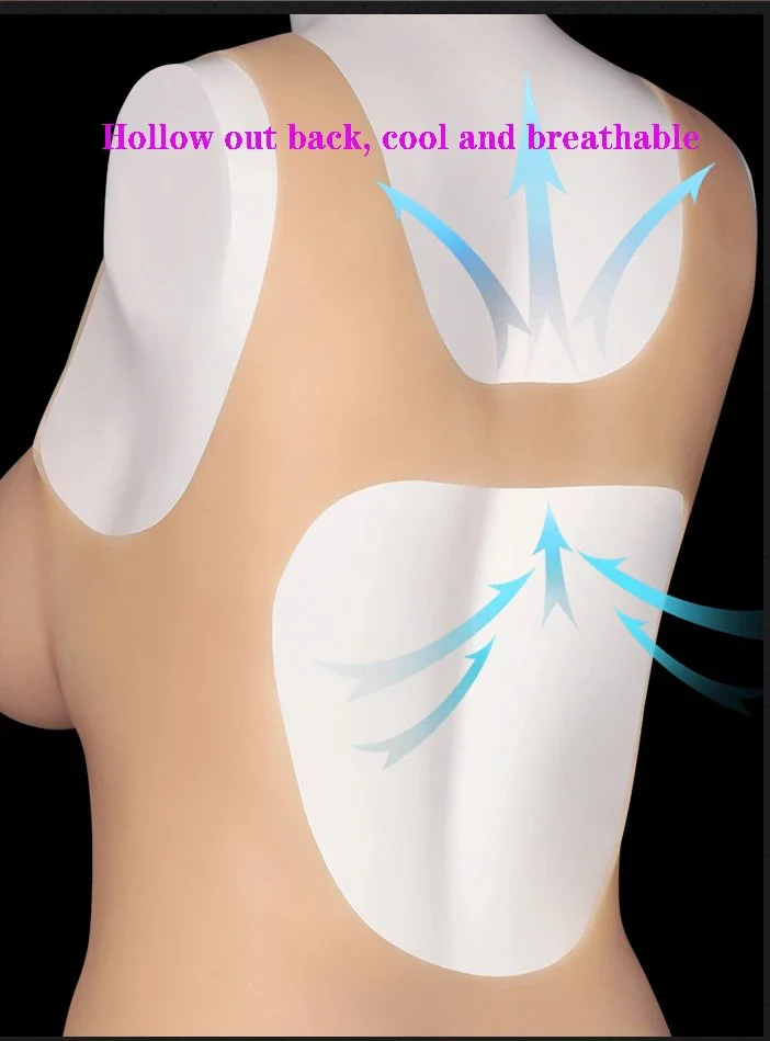 Elastic Artificial Realistic B C D E F Cup Breast Crossdresser Female Bodysuit Silicone Breast Crossdress Transgender Drag Queen