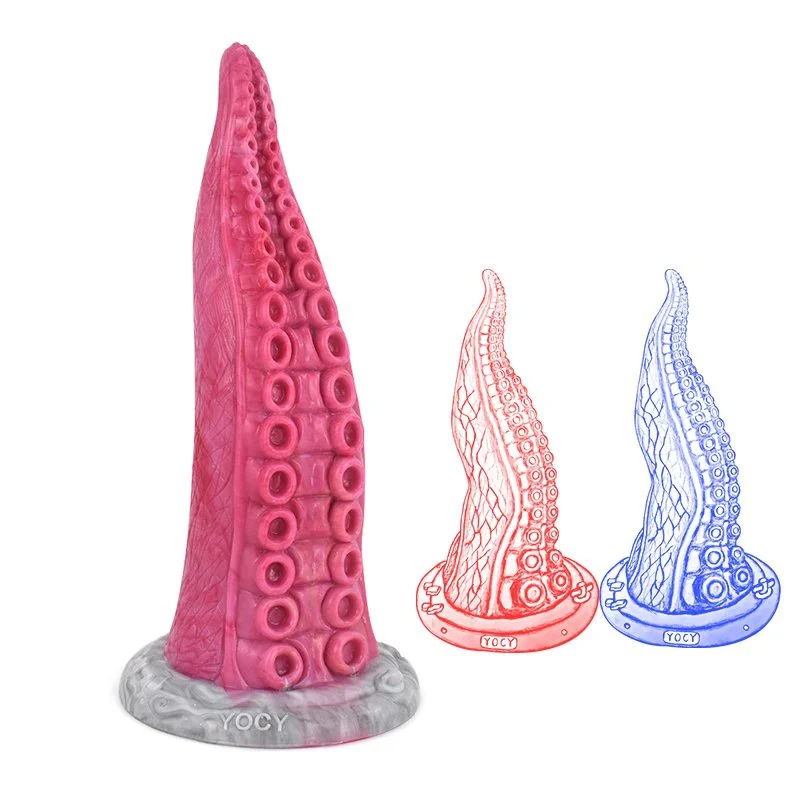Newest Style Mimic Octopus Tentacles Dildos g Spot Massage Sex Toys with Suckers for Women Masturbators