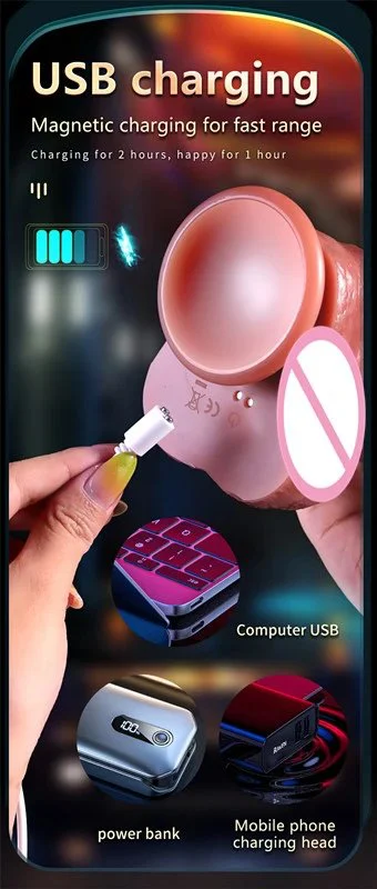 Multi Speed New Remote Control Thrusting Heated Realistic Telescopic Dildo Vibrator Sex Toys for Women