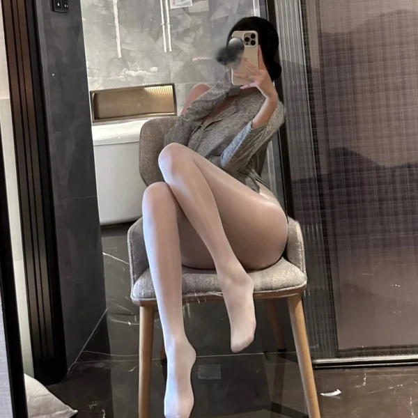 Oil Gloss Socks Sexy Lingerie Sexy Stockings Transparent Oil Gloss Bare Ammonia Core Silk Jumpsuit Pantyhose For Women