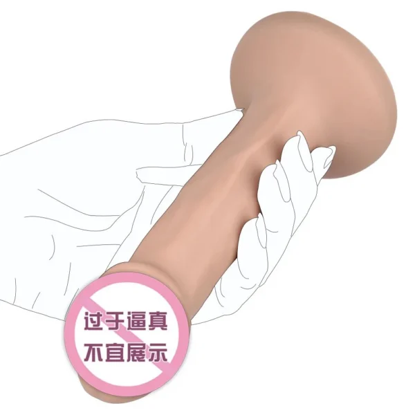 New Realistic Metal Keel Silicone Chastity Belt for Lesbian