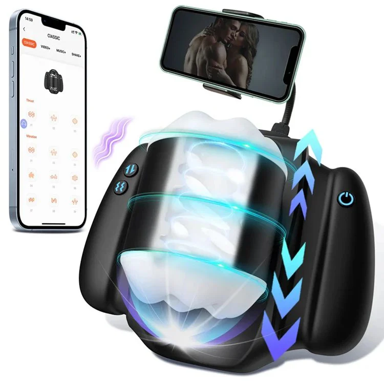 APP Remote Controlled Sex Toys for Men Electric Telescopic Vibrating Men Masturbation Cup