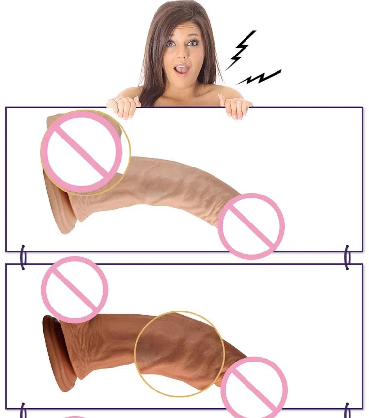 Natural Silicone Waterproof Manual Control Adult Female Masturbation Dildos for Women