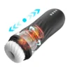 Automatic Male Masturbator Adult Sex Toys for Men With 3 Twisting and 5 Thrusting Vibration Modes Hands-Free Heating