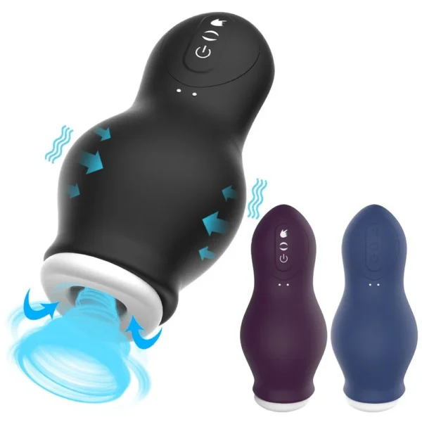 10 Vibration Masturbation Cup Sex Toy for Men Automatic Sucking Heating Male Masturbators Cup