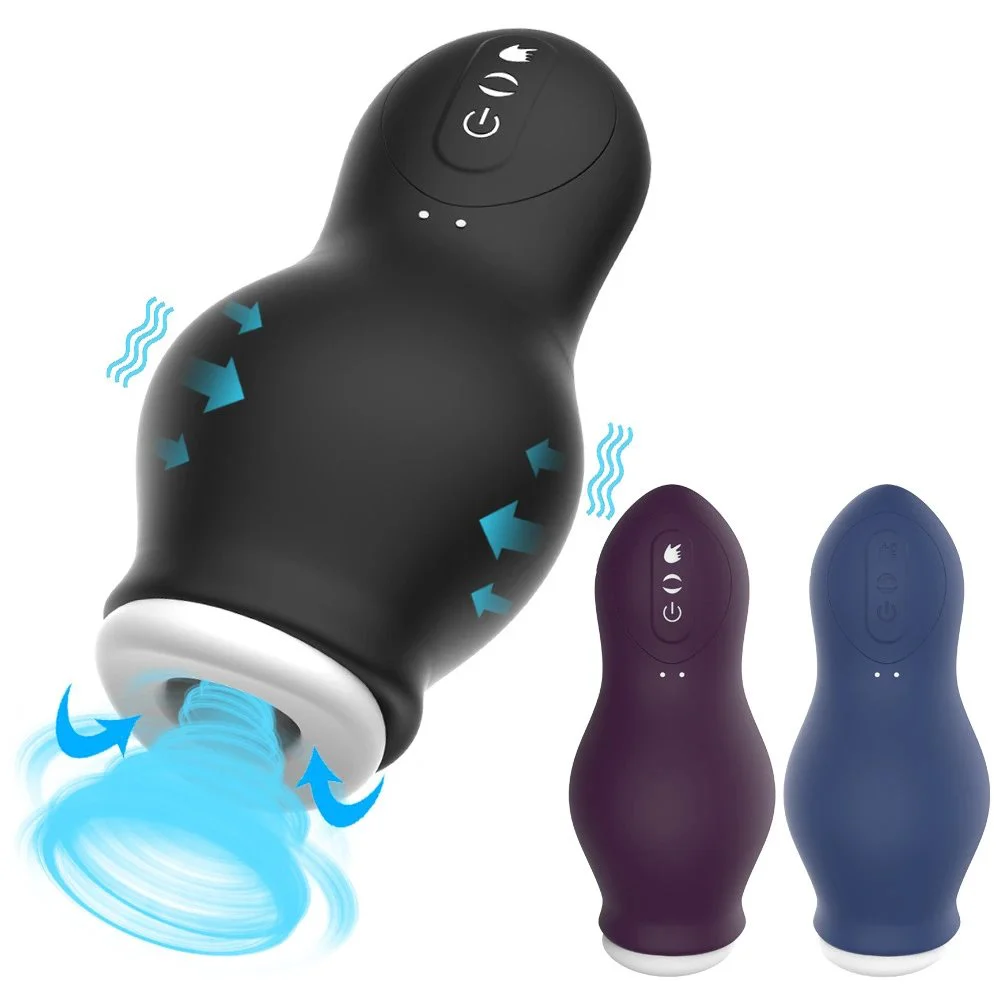 10 Vibration Masturbation Cup Sex Toy for Men Automatic Sucking Heating Male Masturbators Cup