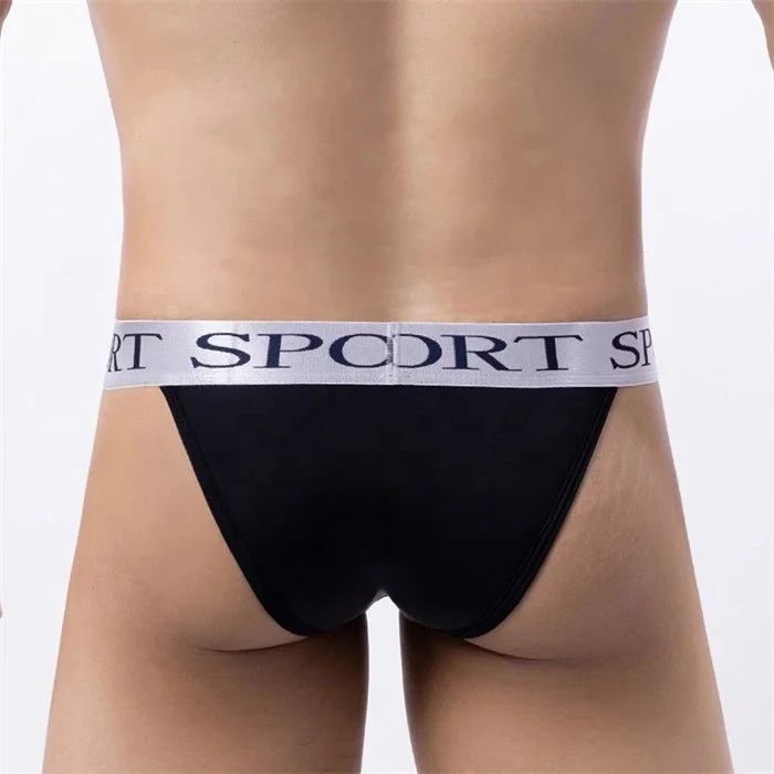 Men's Sexy Icy Silk Boxer Briefs High Slit Low Rise Design for Adults Boys Men