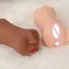 3 in 1 Men Masturbator Sex Toy Male Vagina Anal Sex Masturbator Tool Men Plastic Rubber Vagina
