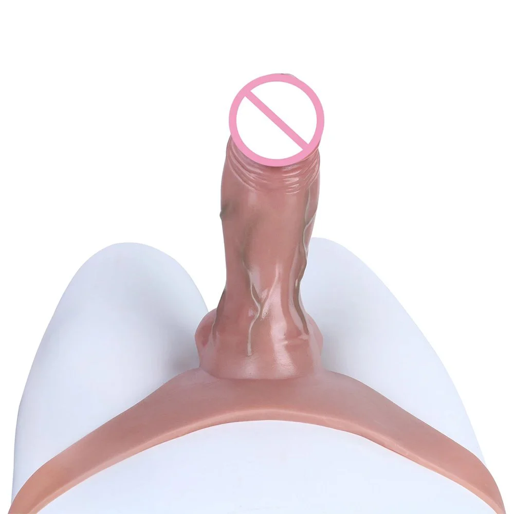 Silicone Realistic Penis Hollow Dildo Strap on Sex Dildos Pants for Man Lesbian Wearable Adult Vagina Masturbation Sex Toy