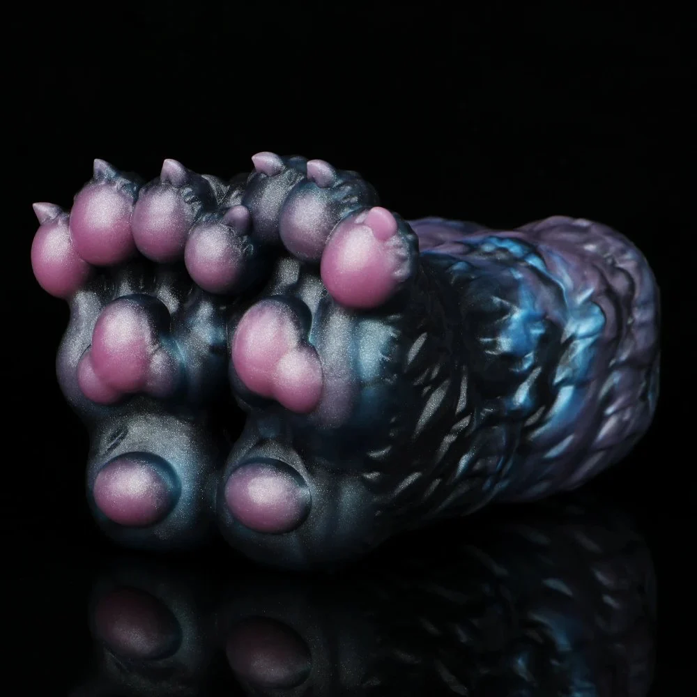 Cute Bear Paw Male Masturbator with Single Channel Soft Silicone Adult Toy Sexy Masturbator for Male