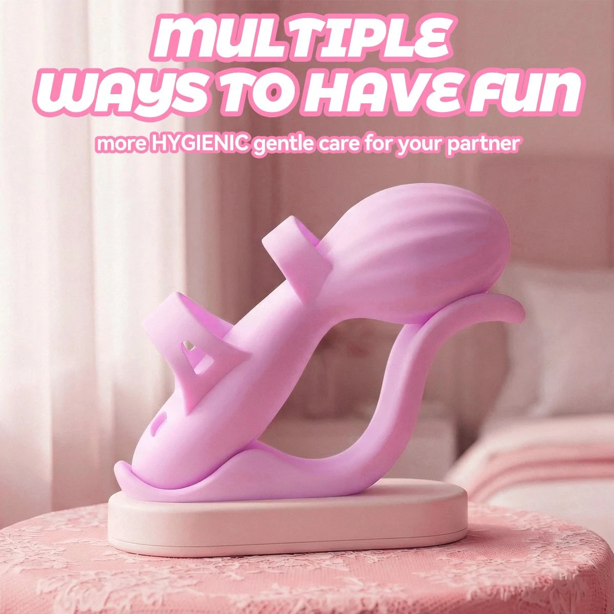 10 Speed Massage Silicone G Spot Dildo Vibrator with Waterproof USB Rechargeable Eco-Friendly Features for Women