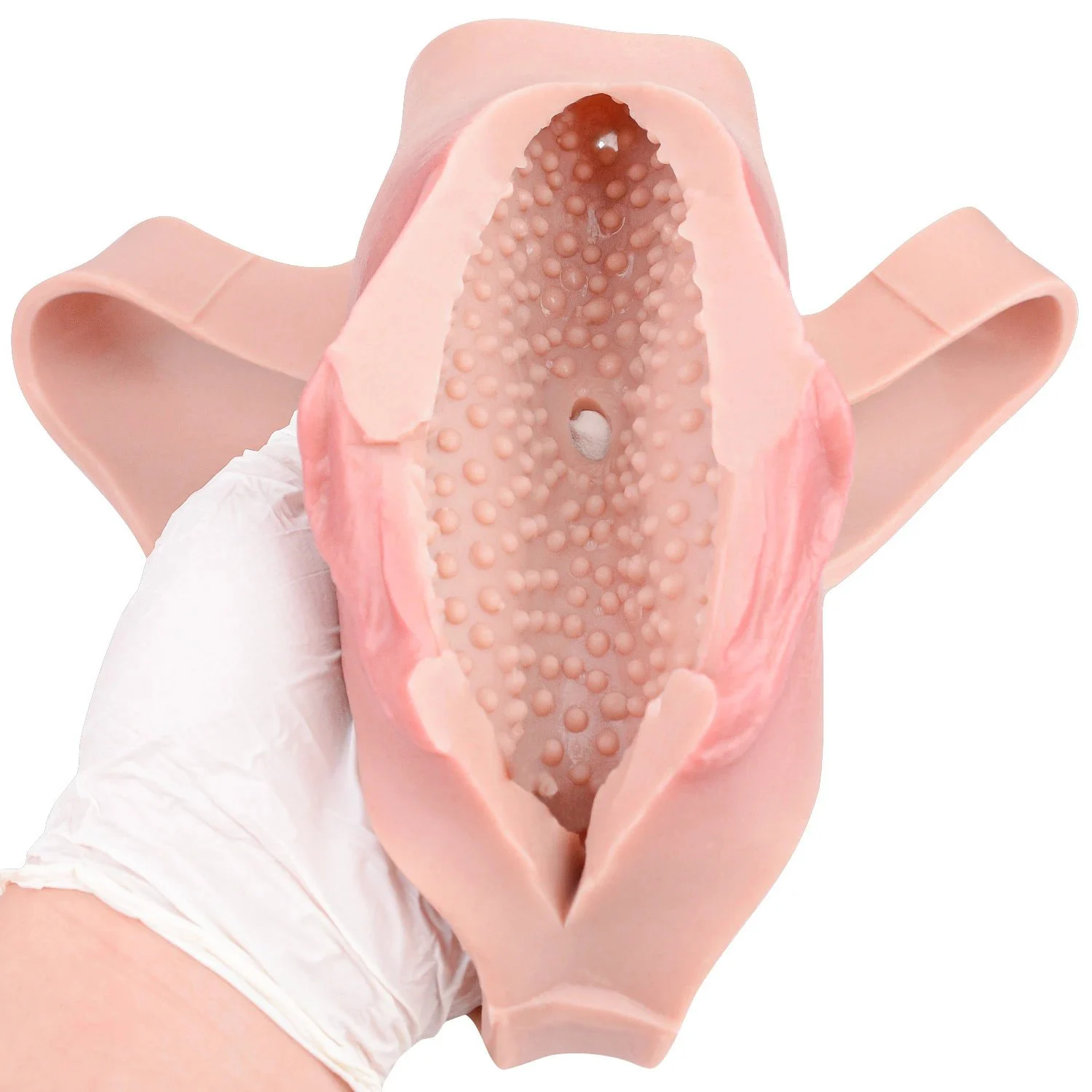 Silicone Men's Hiding Gaff Cross-Dressing Underwear Wearable Penetratable Vagina Panty Thongs Men's Briefs Sex Toys Sissy