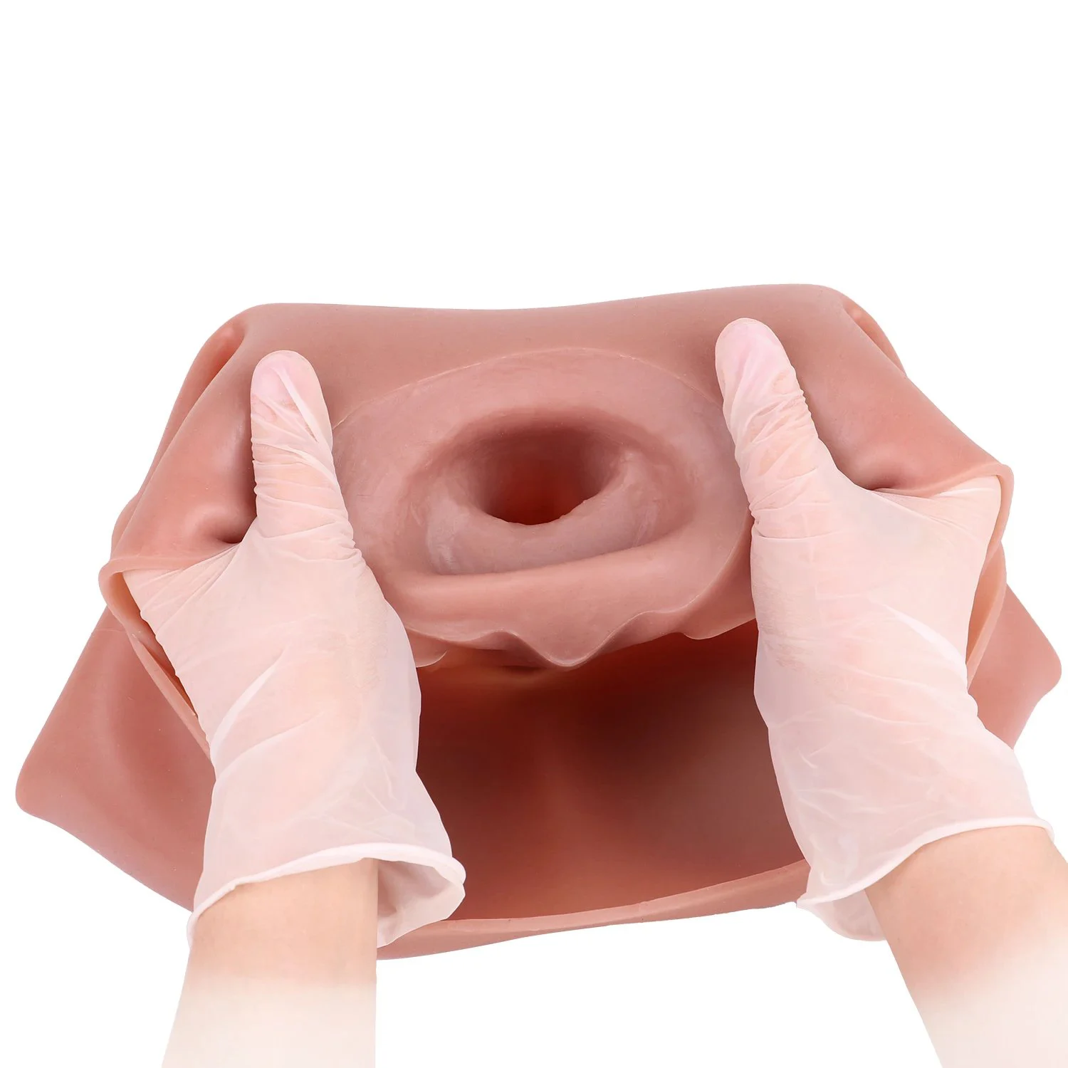 Silicone Penis Sleeve Pants With Curved Hollow Dildo Sex Toy for Men Penis Extension Hollow Sleeve Strap on Dildo for Man